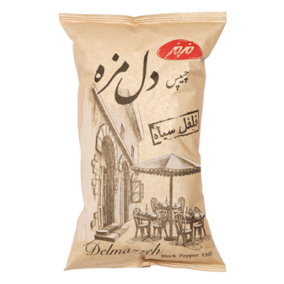 چیپس دل مزه فلفل سیاه 90 گرم